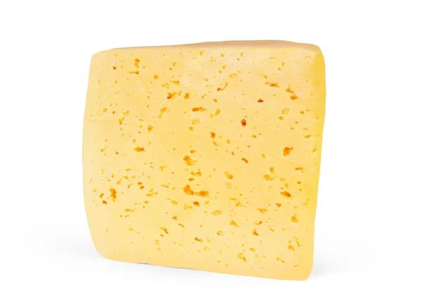 Piece of cheese isolated on a white background — Stock Photo, Image