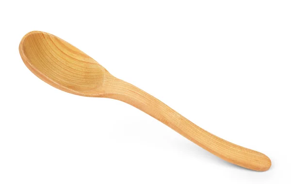 Utensile da cucina in legno isolato su bianco — Foto Stock