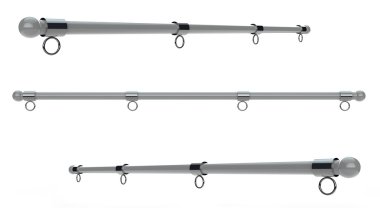 Kart sahipleri. 3d illüstrasyon izole beyaz arka plan üzerinde