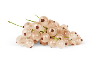 White currant on a white background clipart
