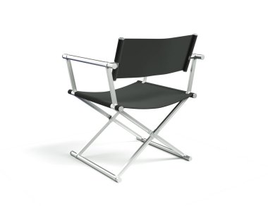 Sinema endüstrisi konsepti. Yönetmen Koltuğu 3d oluşturma