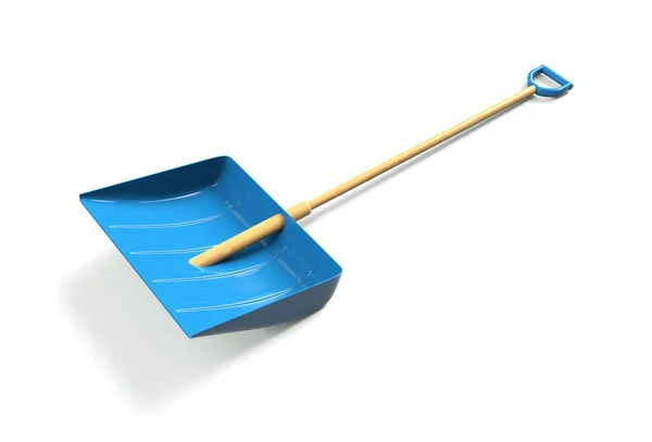 Shovel Wooden Handle Render — Stock Photo, Image