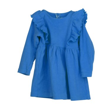 Mutlu anne ve kızlar benzer geçmişe dönük sarı elbiseler giyiyorlar.