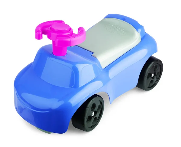Kinderspeelgoed Auto Witte Achtergrond — Stockfoto