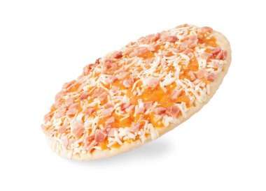 Tahta Kesme Tahtasında Donmuş Pizza