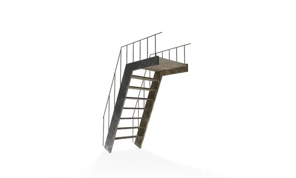 Simple Stair Display Rendering — Stock Photo, Image