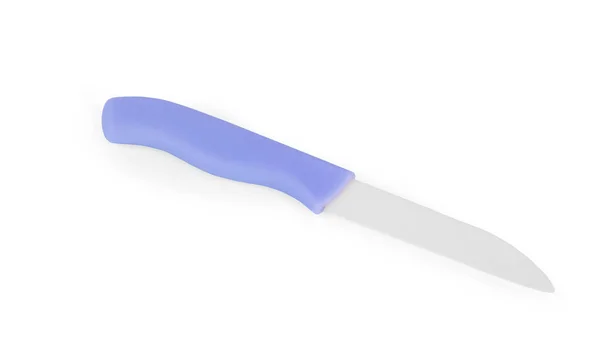 Noże Kuchenne Izolowane Biało — Zdjęcie stockowe