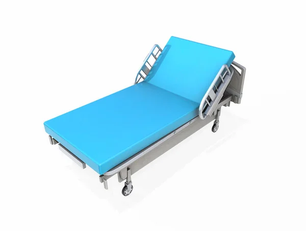 Cama Hospital Concept Con Control Electrónico Desde Consola Con Cuentagotas — Foto de Stock