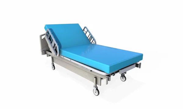 Cama Hospital Concept Con Control Electrónico Desde Consola Con Cuentagotas — Foto de Stock