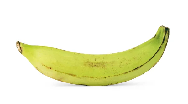 Bananes Plantain Isolées Sur Fond Blanc — Photo