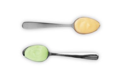 Reçel ve kremalı soyut arkaplan