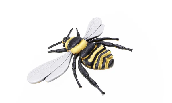 Gerenderte Honigbiene Apis Mellifera — Stockfoto