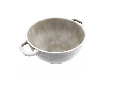 Boş plaka beyaz arkaplanda izole edildi