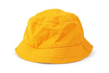 Güzel geleneksel Panama şapkası beyaza izole edilmiş.