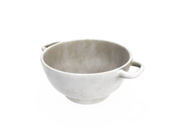 Boş plaka beyaz arkaplanda izole edildi