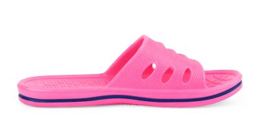 beyaz arka planda izole ev terlikleri