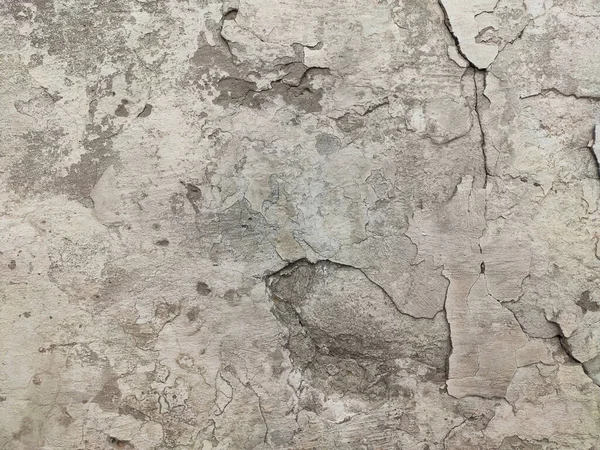 Grey Concrete Texture Old Wall Background Peeling Paint Scratches Cracks — Stock Photo, Image