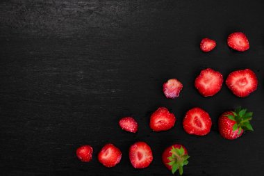 Summer fruit food frame