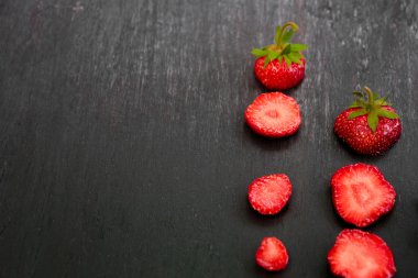 Summer fruit food frame