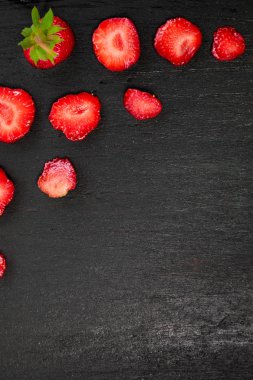 Summer fruit food frame