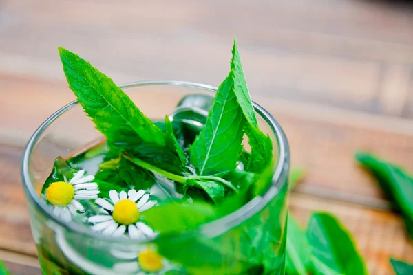 Una taza de té de menta — Foto de Stock