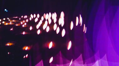 doğada geceleri mum