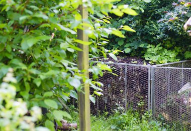 kompost yığını içinde Bahçe