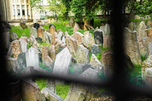 Židovský hřbitov, Praha, Česká republika — Stock fotografie