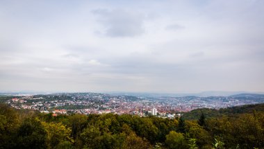 Stuttgart Almanya üzerinden görünüm