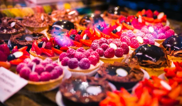 Tartas de frambuesa caseras tradicionales — Foto de Stock