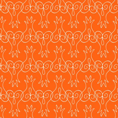 Tatar stilize çiçek deseni.