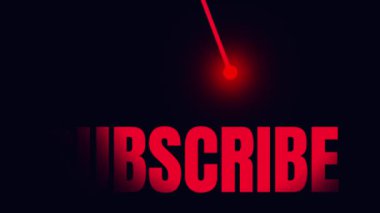 Youtube alt metin ışığı hareketli animasyon 4k