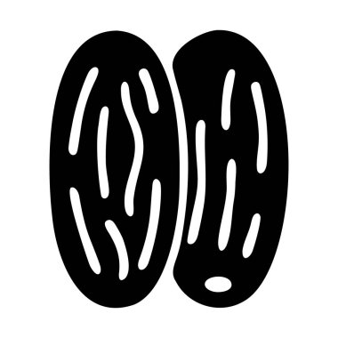 Lezzetli Kurutulmuş Meyve Sağlıklı Atıştırmalık İkonu Tatlı ve Doğal Yiyecek Vektörü