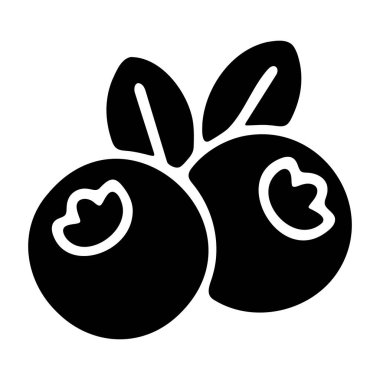 Yaprak Kabartma Simgesiyle Siyah Yaban mersini