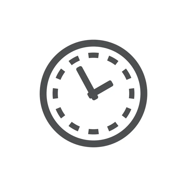 Icône horloge Symbole . — Image vectorielle