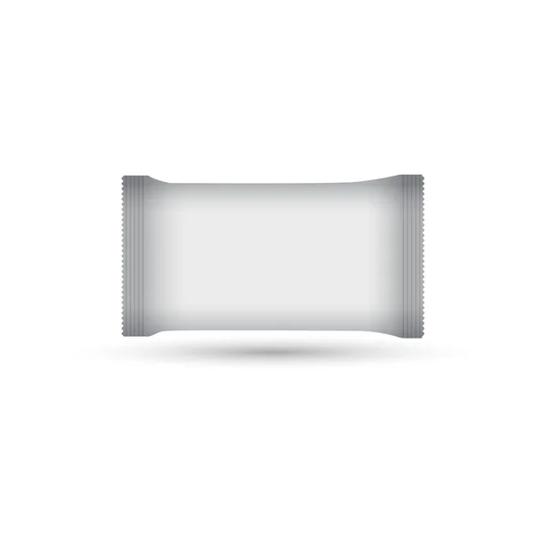 Emballage en plastique blanc — Image vectorielle