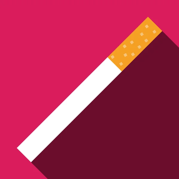 Icône de cigarette, symbole — Image vectorielle