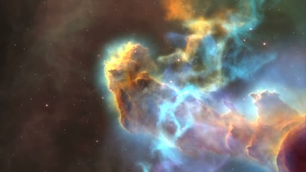 Спіральні галактики Чумацький шлях — стокове відео