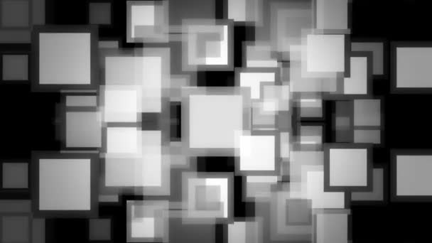 Рухомий фон з анімованими квадратами. Безшовна петля — стокове відео