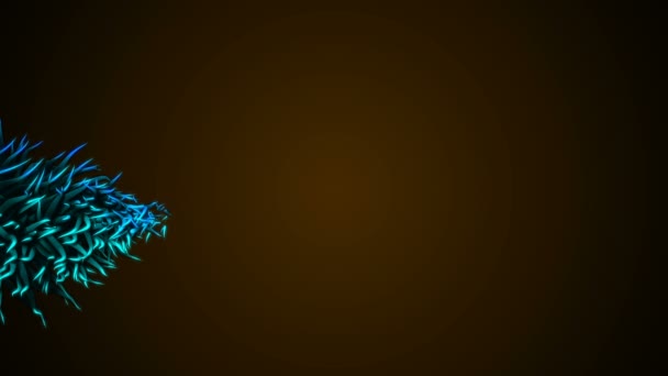 Magnifique animation vidéo avec arbre à particules 