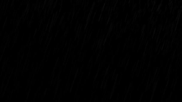 Regen-Animationsschleife — Stockvideo