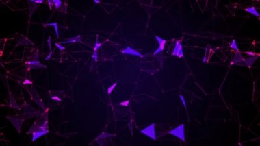 Bağlantı yapısı, 3d canlandırma soyut arkaplan