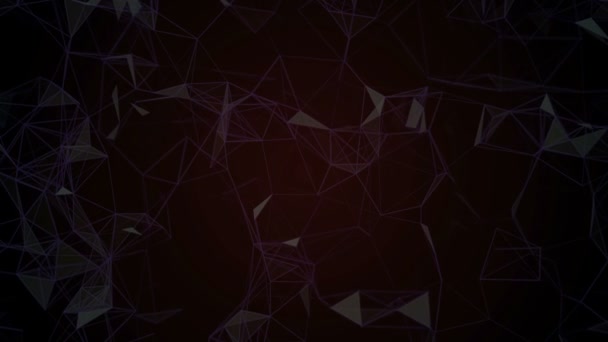 Структура з'єднання, 3d анімація абстрактний фон — стокове відео