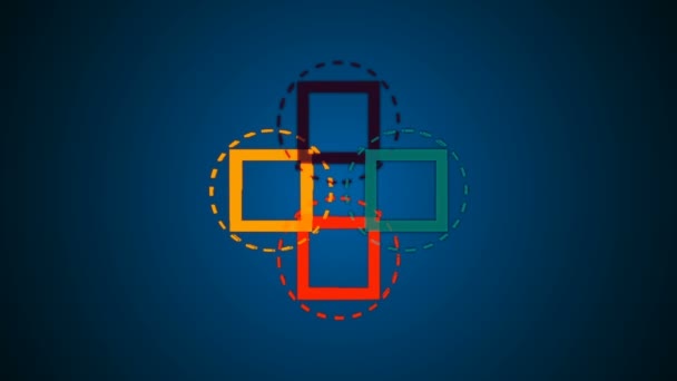 Kreisdiagramm zur Darstellung, Kuchendiagramm — Stockvideo