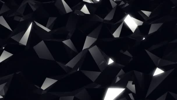 Bas fond abstrait poly. Animation en boucle 