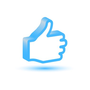 Mavi gibi el simgesi