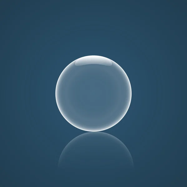 用反射的气泡图标 — 图库矢量图片