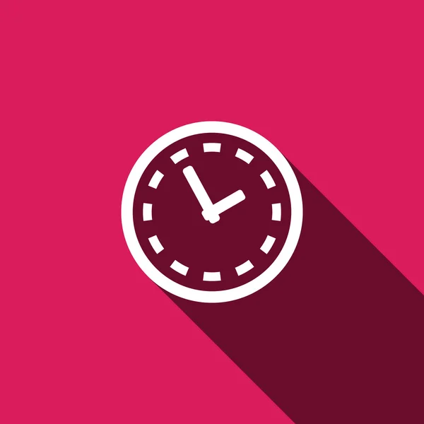 Illustration vectorielle icône horloge — Image vectorielle