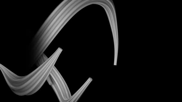 Абстрактный вращающийся спиральный фон — стоковое видео