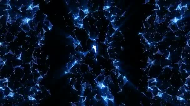 abstrait tourbillons briller triangles mouvement fond 